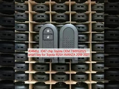 434MHz ID47 Chip Toyota OEM TWB1G0125 Smart Key cho Toyota RUSH AVANZA 2018-2021