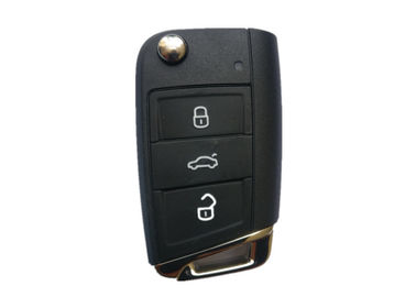 3 Nút 433 Mhz Volkswagen Golf Flip Remote Key 5G6 959 753AG Có pin