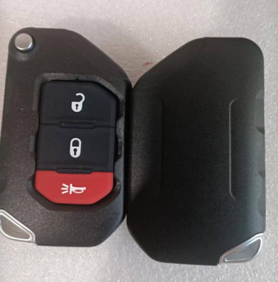 433Mhz 2 + 1 nút FCC OHT1130261 4A Chip Keyless Flip Key cho Jeep Wrangler