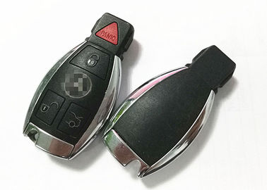 Chất liệu nhựa Benz Key Fob 4 Nút Keyless Entry Fob FCC IYZDC12K Không bao gồm Lưỡi